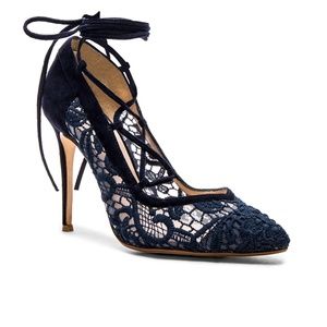 RAYE Navy Taylor Pump